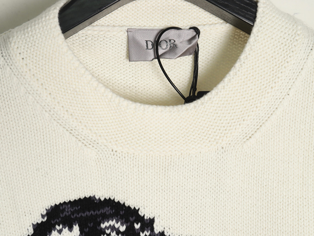 Dior sketch dog knitted sweater