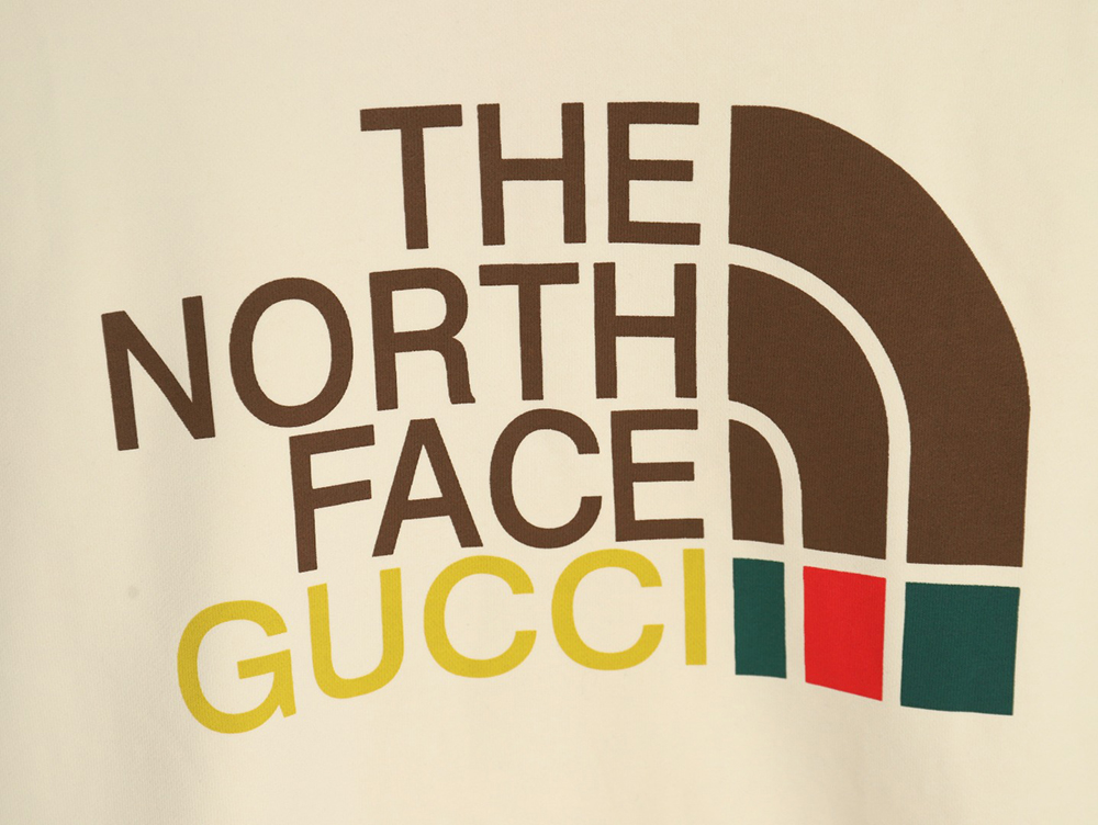 Gucci & The North Face joint printed hooded sweatshirt