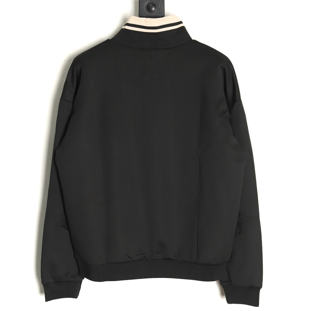Gucci interlocking double G half zip jacket