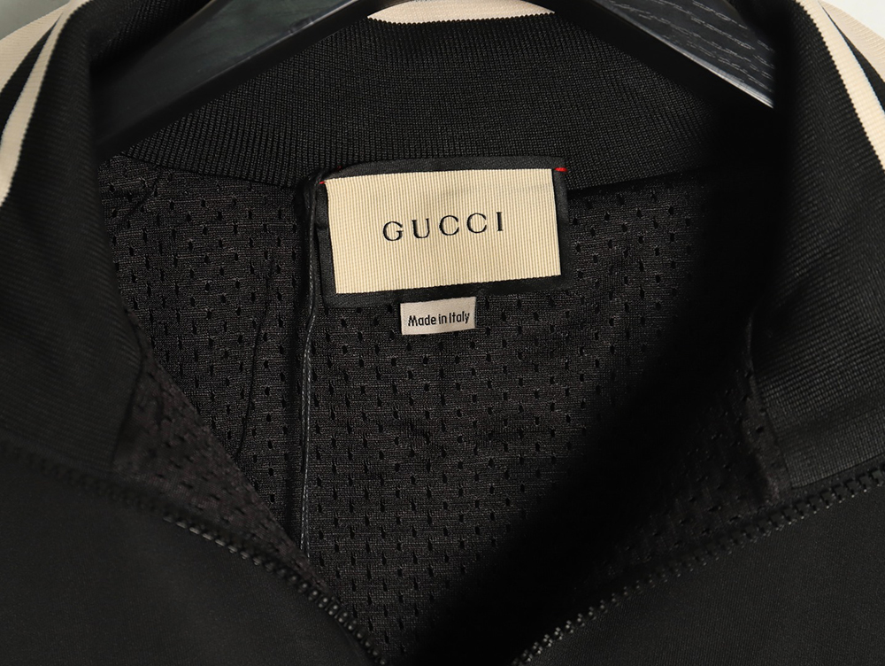Gucci interlocking double G half zip jacket