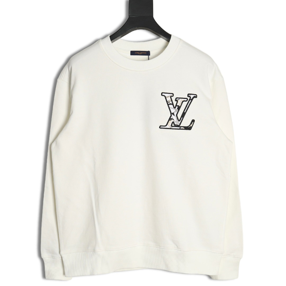 Louis Vuitton ski logo embroidered crewneck sweatshirt