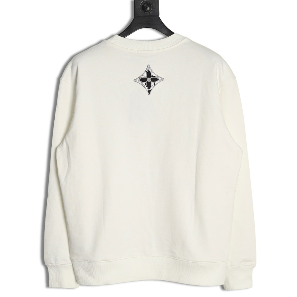 Louis Vuitton ski logo embroidered crewneck sweatshirt