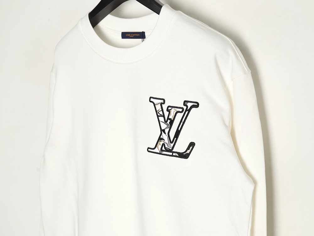 Louis Vuitton ski logo embroidered crewneck sweatshirt