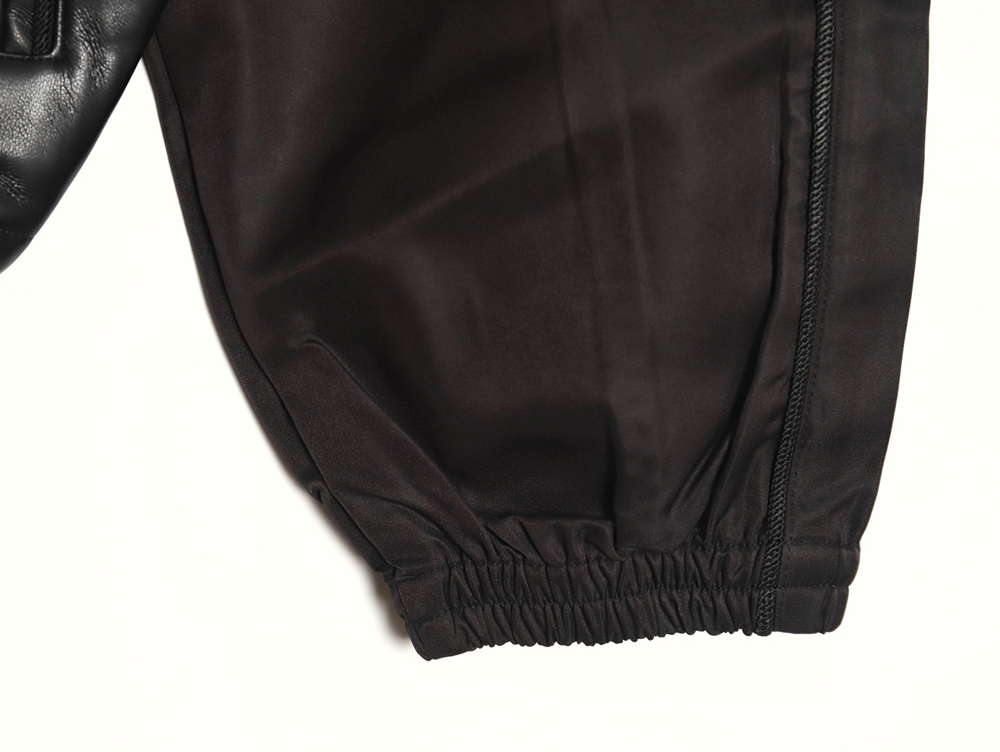 Louis Vuitton laser hollowed out stitching leather jacket