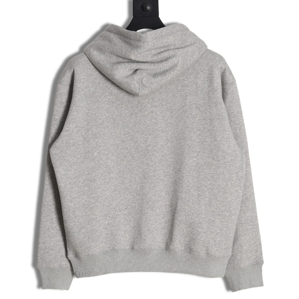 Nike & Stussy co-branded embroidered logo hooded fleece sweatshirt