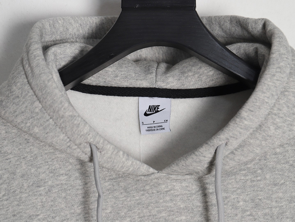 Nike & Stussy co-branded embroidered logo hooded fleece sweatshirt