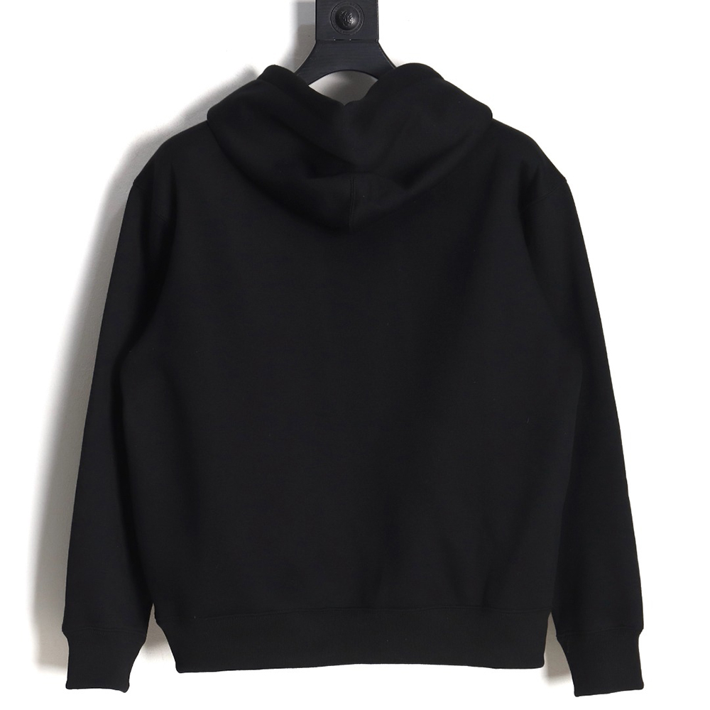 Nike & Stussy co-branded embroidered logo hooded fleece sweatshirt TSK1