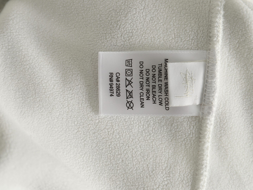 Stussy Stickman Logo Plush Hoodie