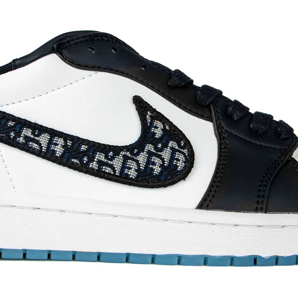 Dior & Nike Air Jordan 1 Low OG”Black/Oblique”