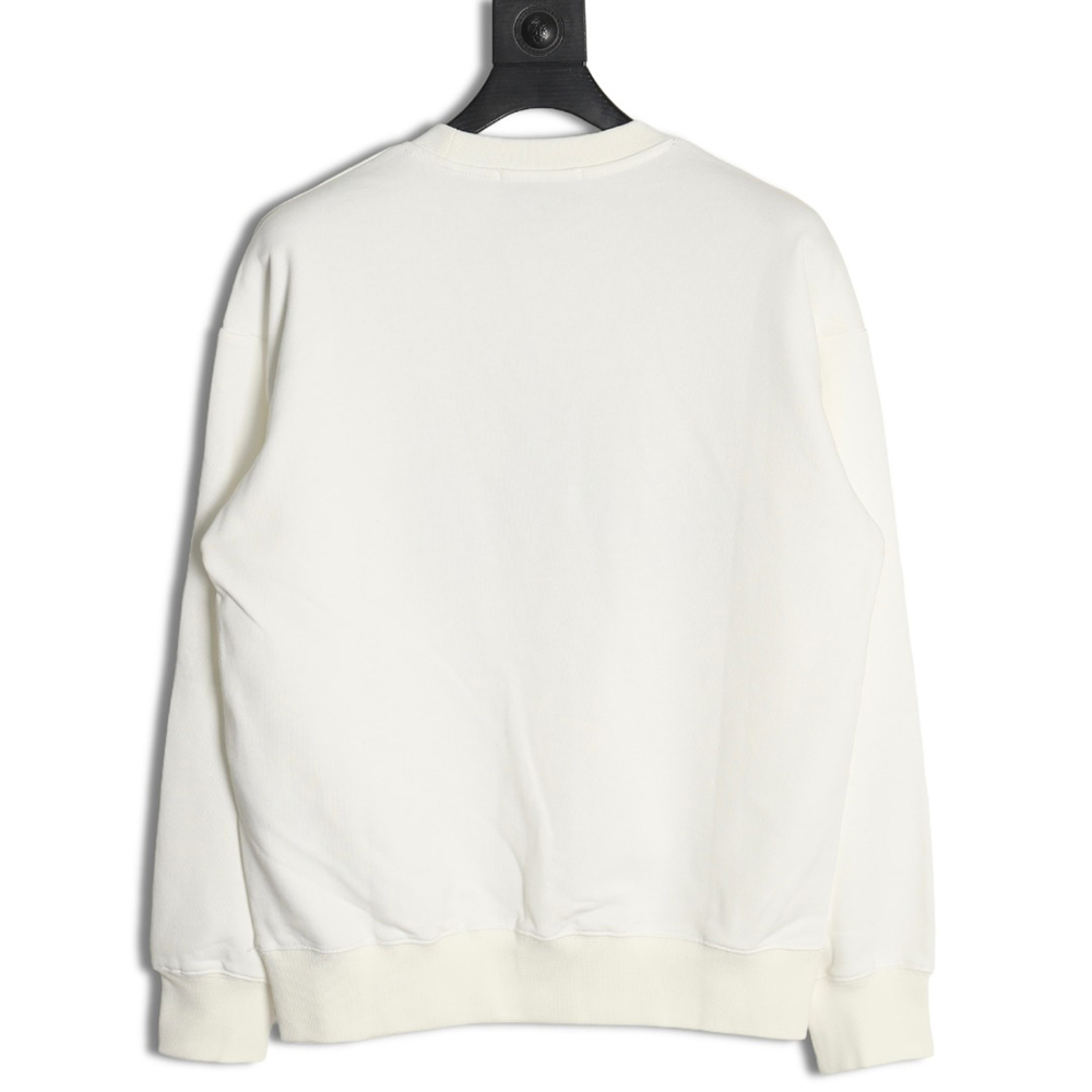 Gucci Towel Embroidery Lettering Crew Neck Sweatshirt