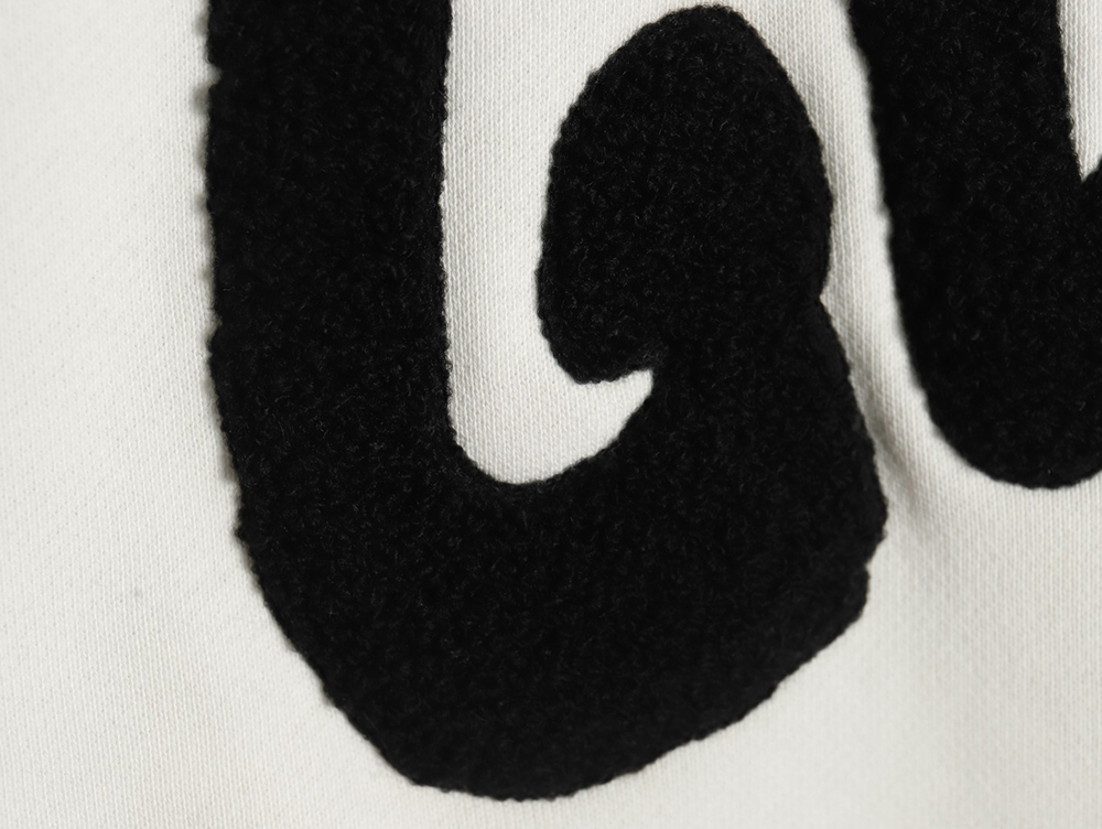 Gucci Towel Embroidery Lettering Crew Neck Sweatshirt