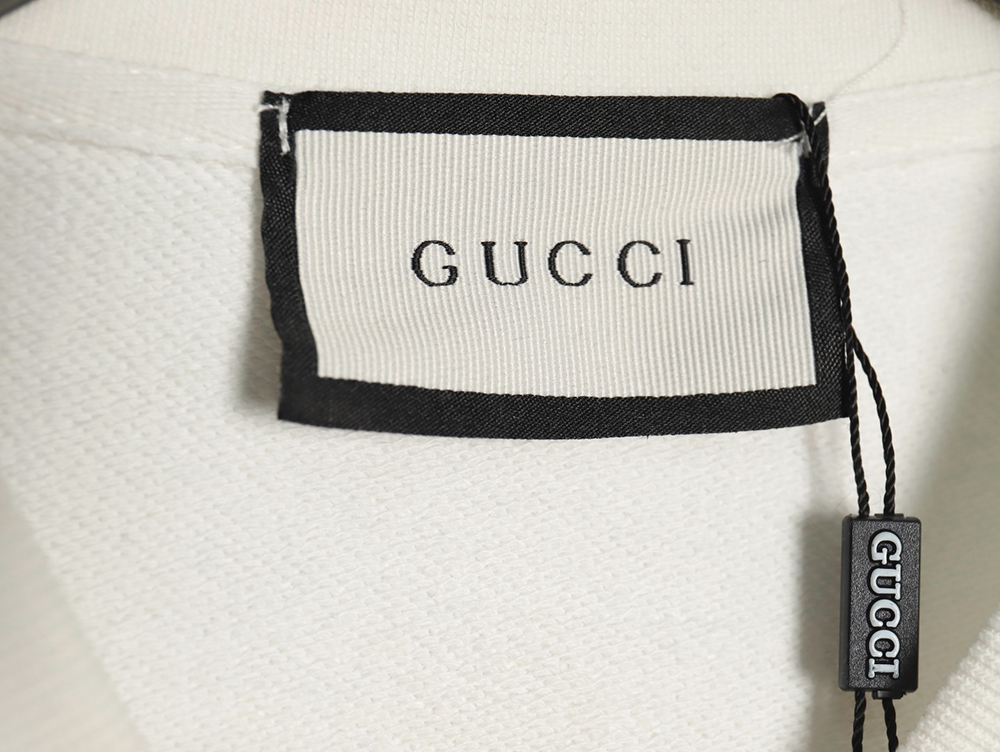 Gucci Towel Embroidery Lettering Crew Neck Sweatshirt