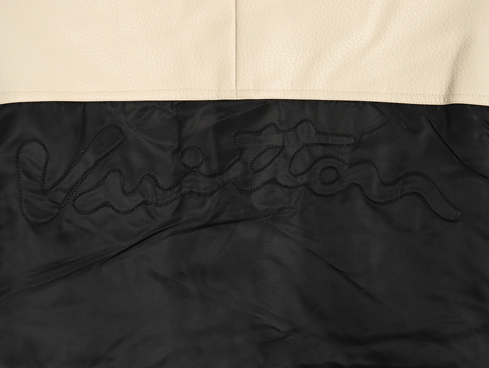 Louis Vuitton contrast color stitching baseball jacket
