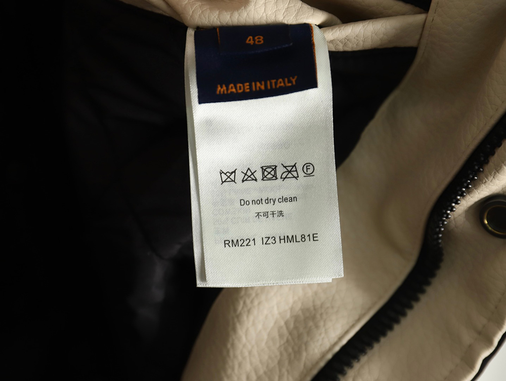 Louis Vuitton contrast color stitching baseball jacket