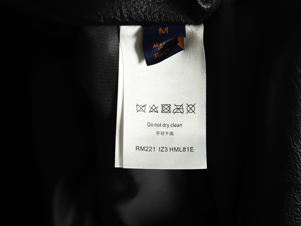 Louis Vuitton printed leather baseball jacket