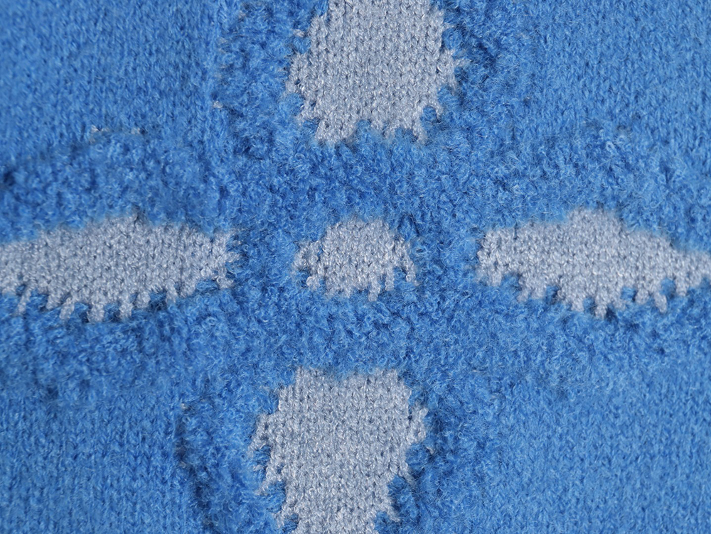 Louis Vuitton jacquard four-leaf clover logo crewneck sweater