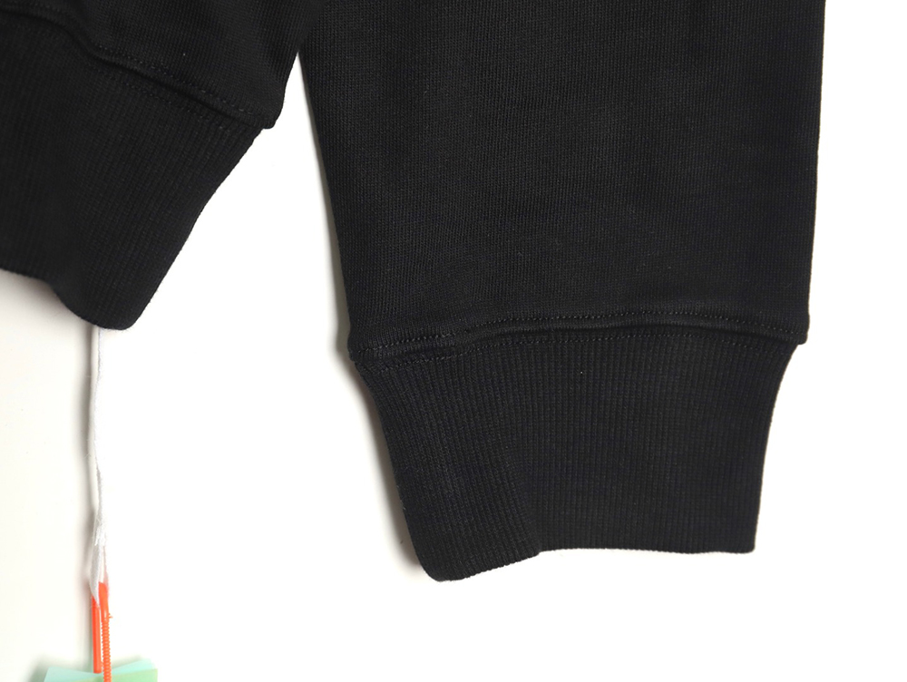 Off-white Caravaggio black and white religious hoodie