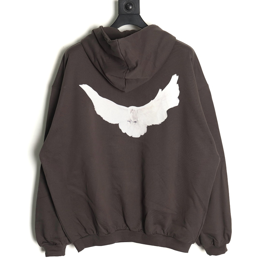 Yeezy & Gap & Balenciaga Joint Peace Dove Theme Hoodie TSK1