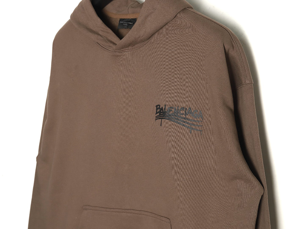 Balenciaga spoof graffiti letter logo print hooded sweatshirt TSK1