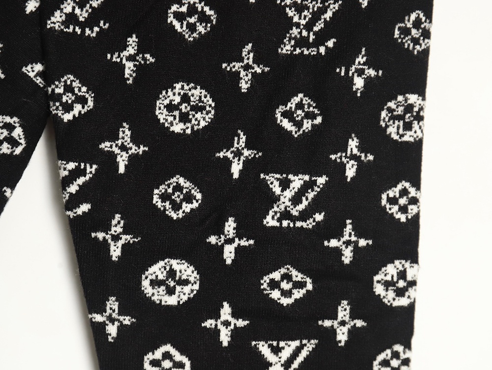 Louis Vuitton all over printed old flower starry sky gradient knitted sweater TSK1