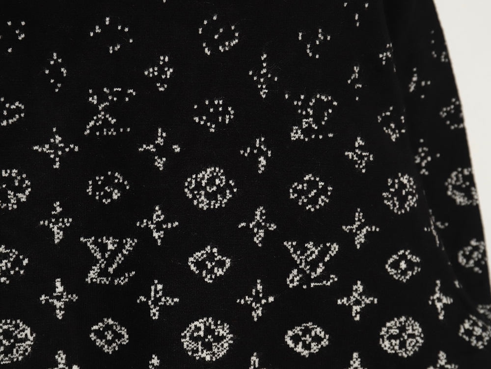 Louis Vuitton all over printed old flower starry sky gradient knitted sweater TSK1