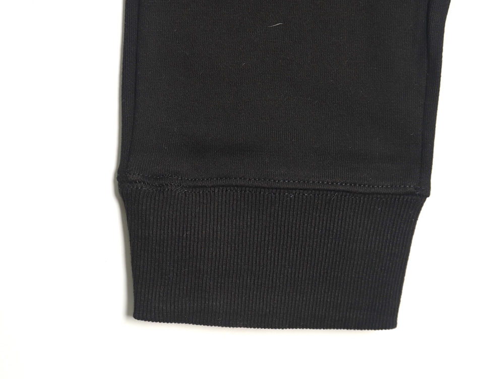Chrome Heart leather cross logo trousers