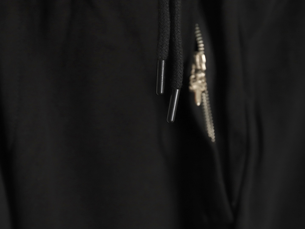 Chrome Heart leather cross logo trousers