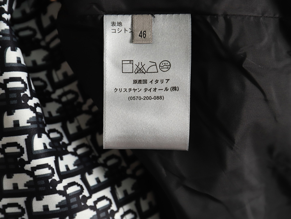 Dior all over print presbyopia hooded jacket TSK1