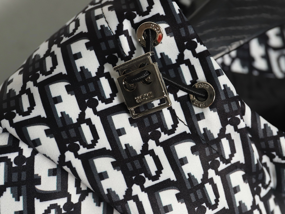 Dior all over print presbyopia hooded jacket TSK1