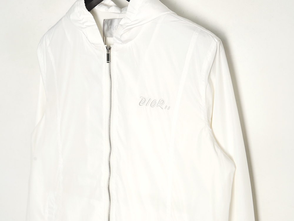 Dior embroidered letters small wasp hooded jacket