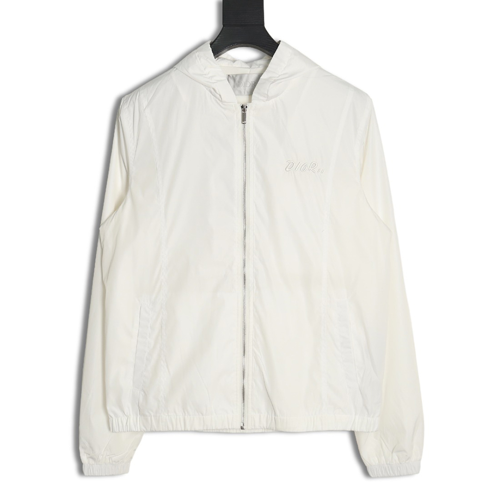 Dior embroidered letters small wasp hooded jacket