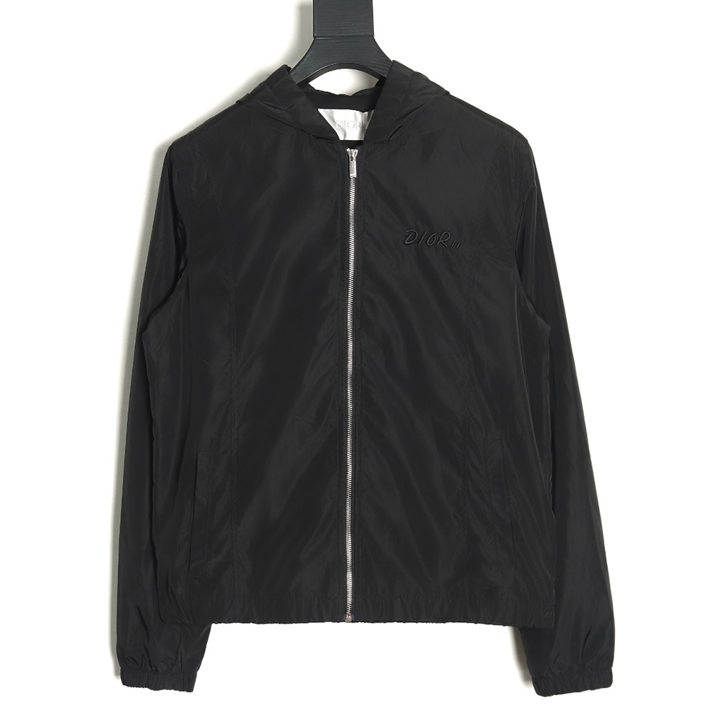 Dior embroidered letters small wasp hooded jacket TSK2