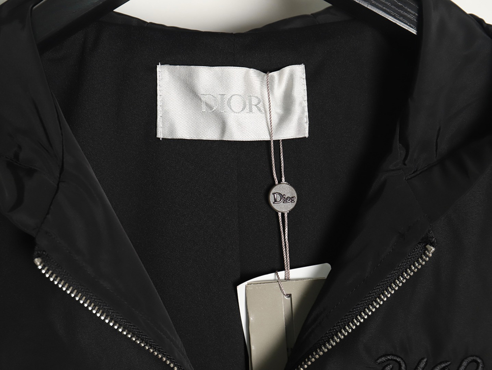 Dior embroidered letters small wasp hooded jacket TSK2