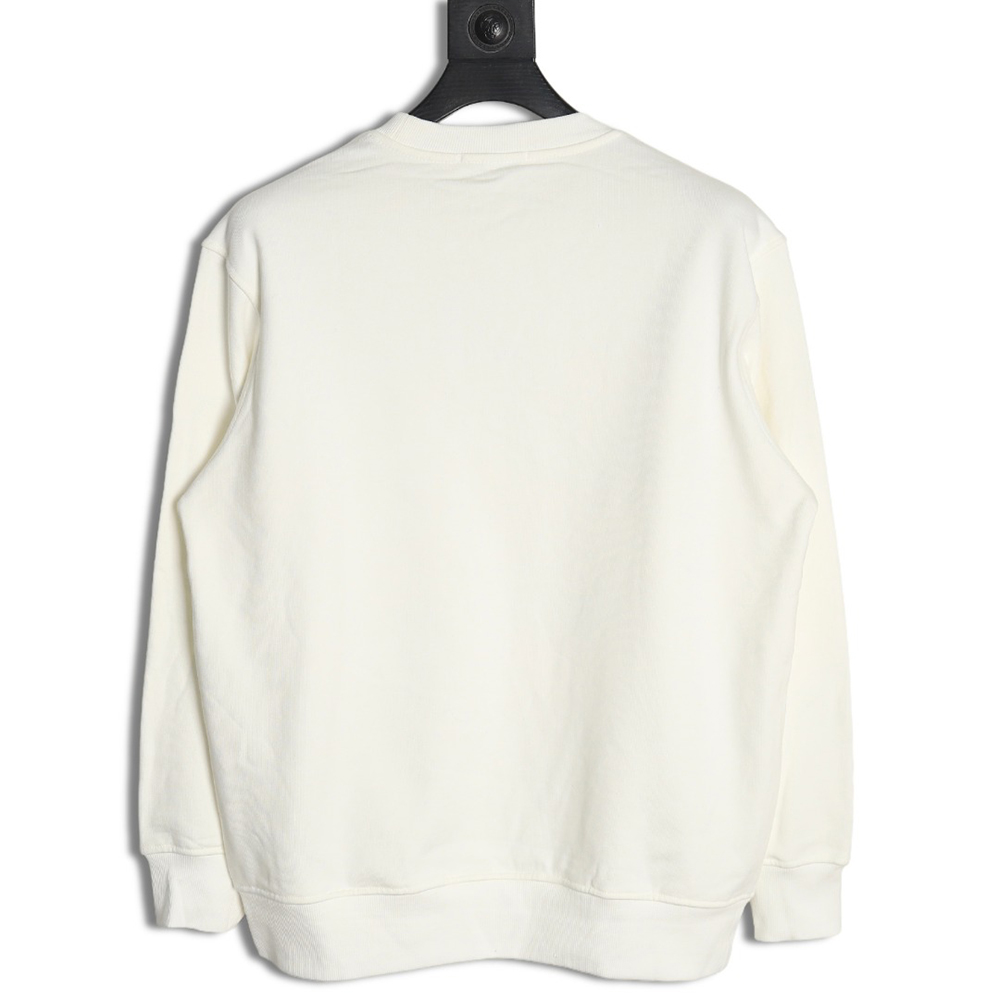 Hermes logo print crew neck sweatshirt