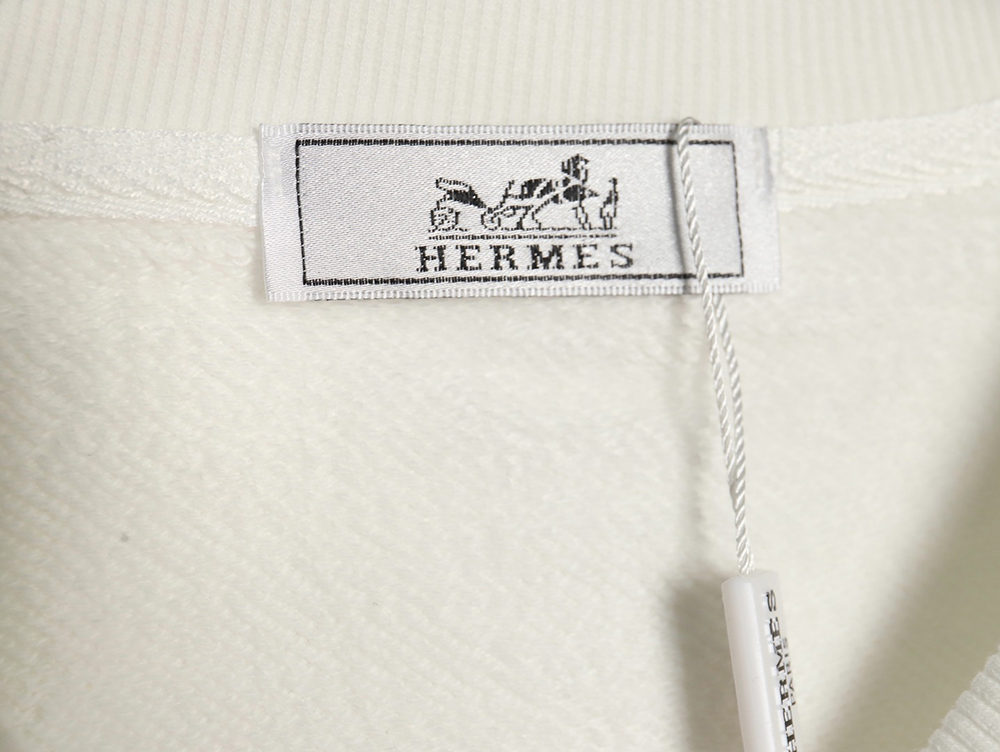 Hermes logo print crew neck sweatshirt
