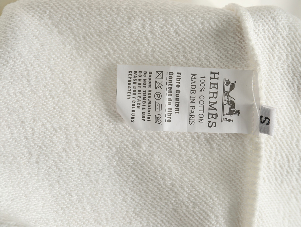 Hermes logo print crew neck sweatshirt