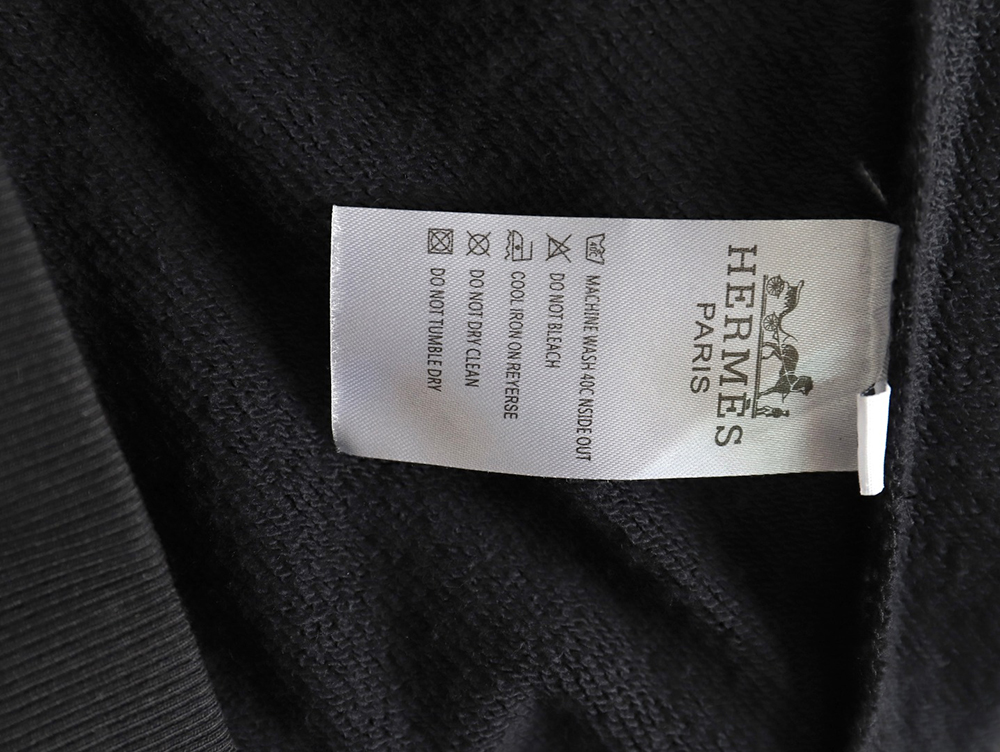 Hermes logo print crew neck sweatshirt TSK1