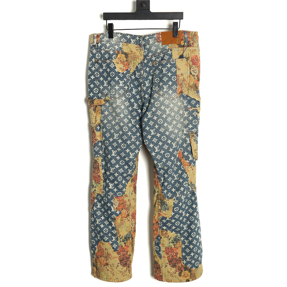 Louis Vuitton vintage rose denim trousers