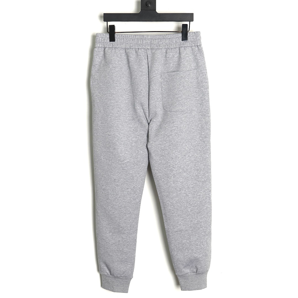 Moncler pocket logo lettering print trousers