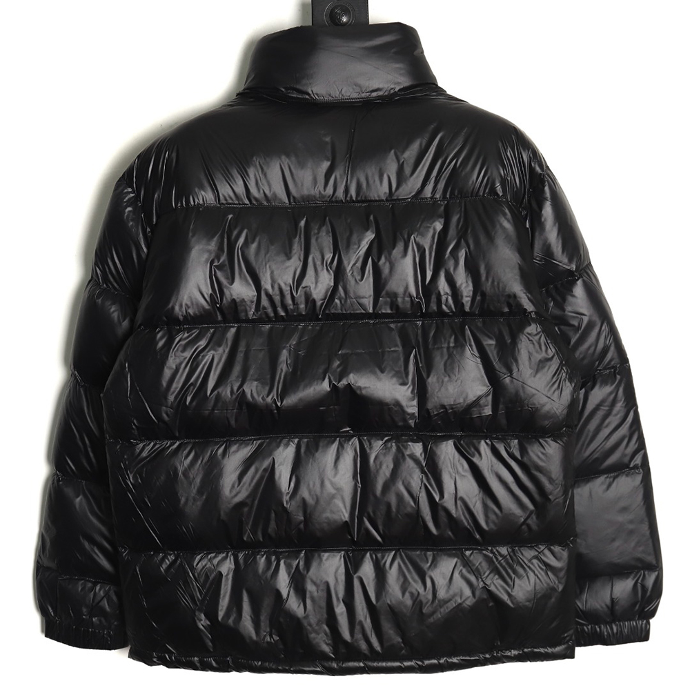 Prada glossy printed bread down jacket