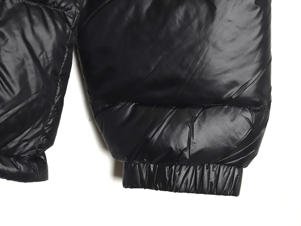 Prada glossy printed bread down jacket