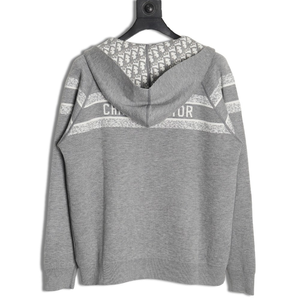 Dior presbyopia jacquard knitted cashmere double-sided jacket