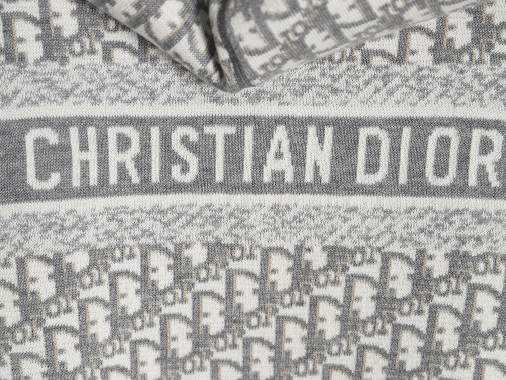 Dior presbyopia jacquard knitted cashmere double-sided jacket