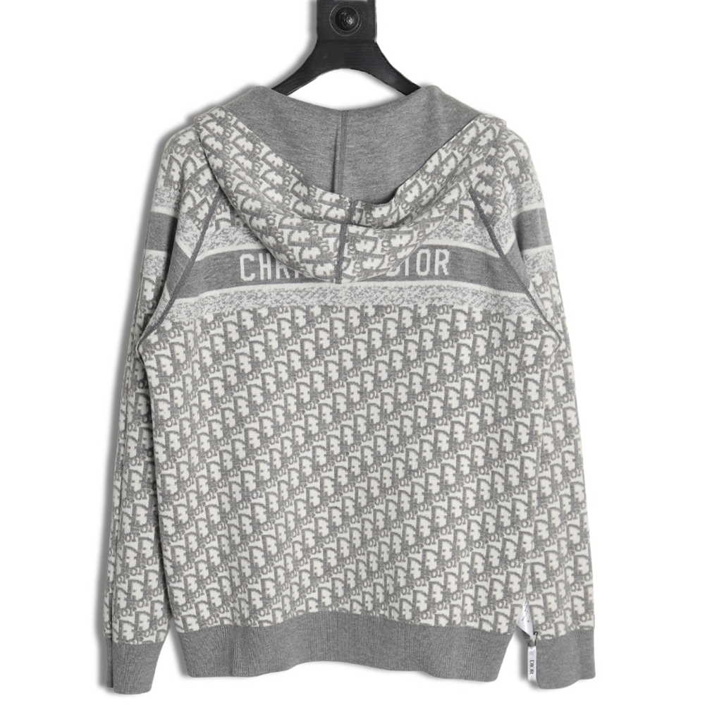 Dior presbyopia jacquard knitted cashmere double-sided jacket