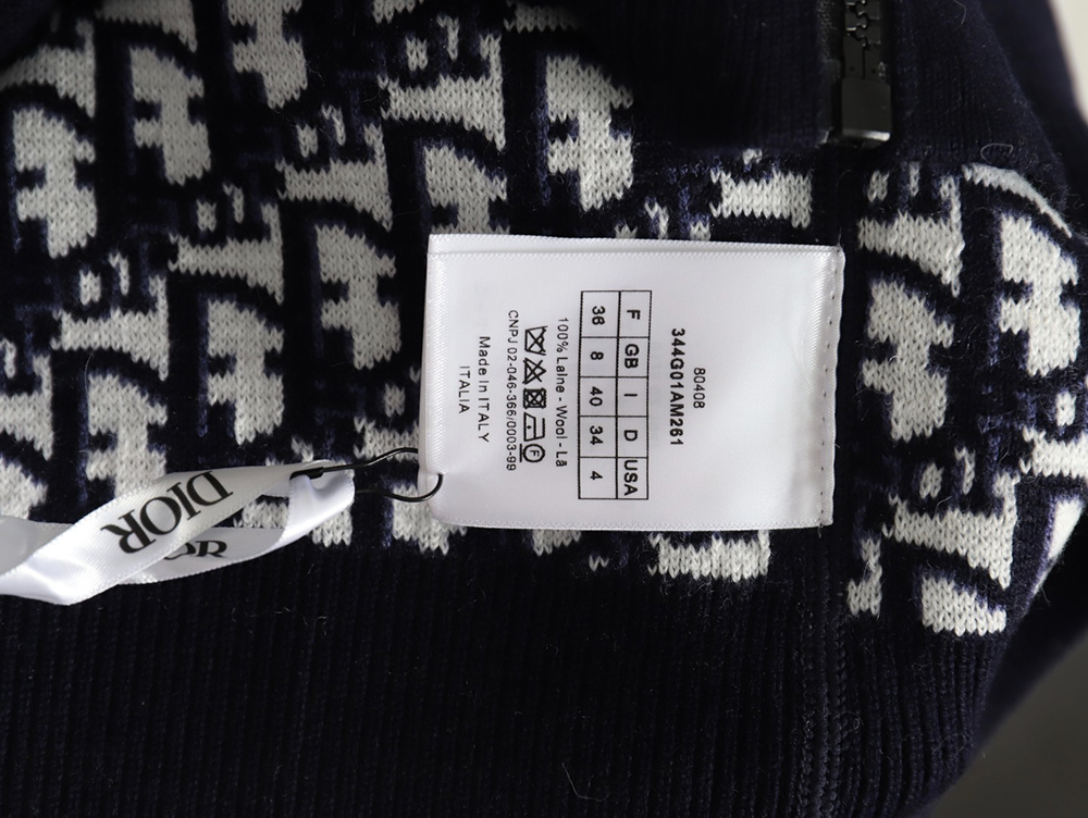 Dior presbyopia jacquard knitted cashmere double-sided jacket TSK1