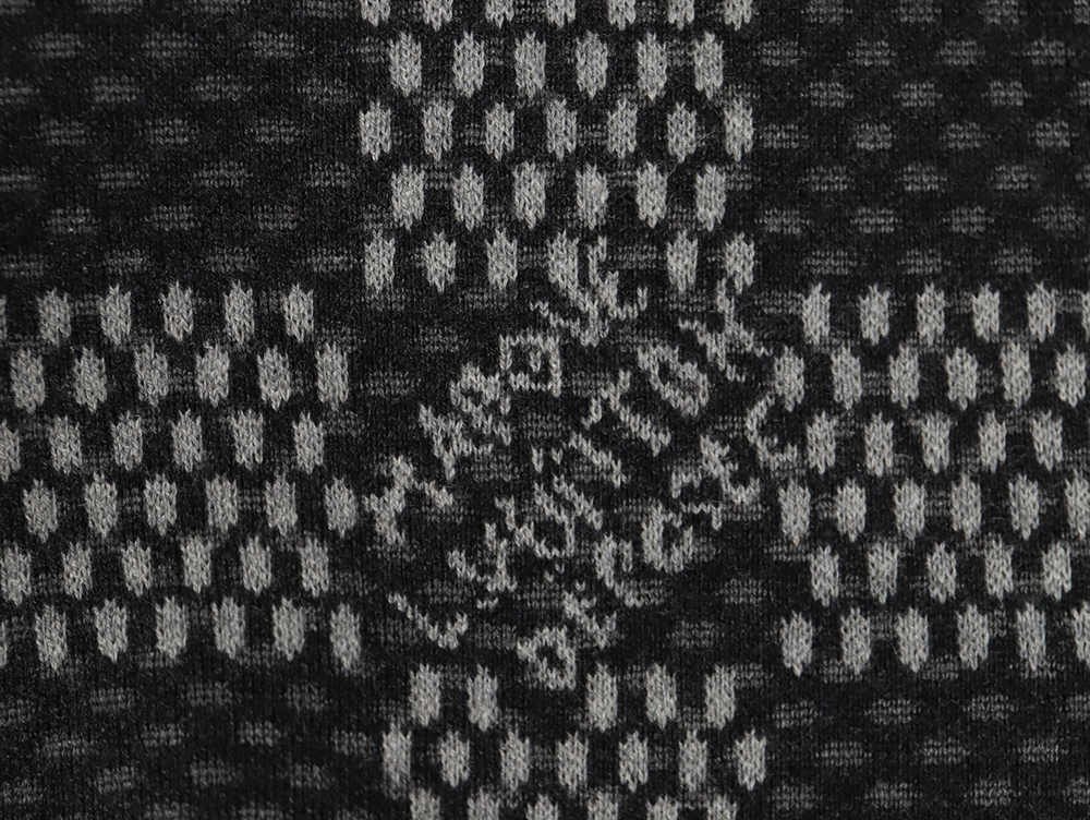 Louis vuitton plaid grey pullover sweater