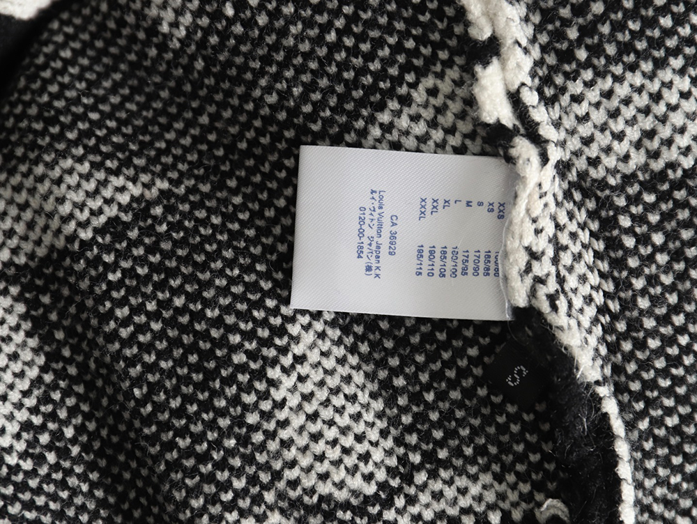 Louis vuitton presbyopia all-over print double-thread jacquard sweater