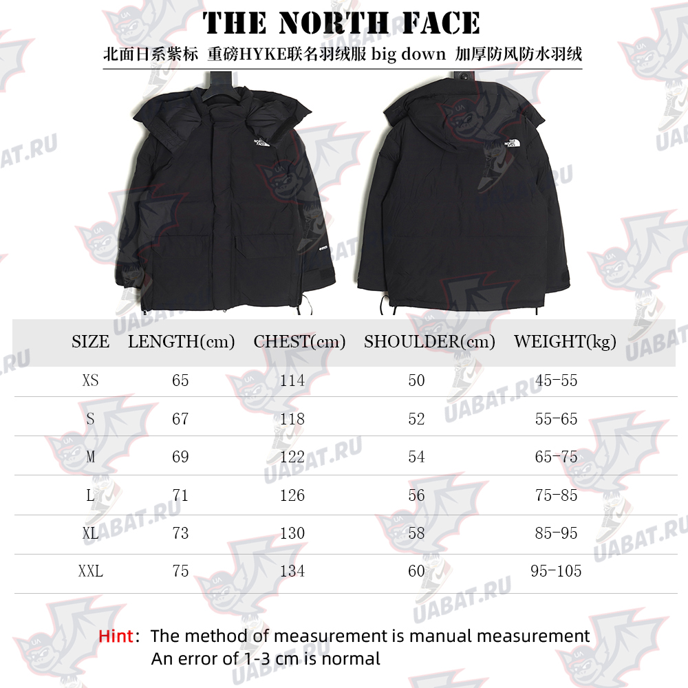 The North Face & HYKE joint down jacket tsk1