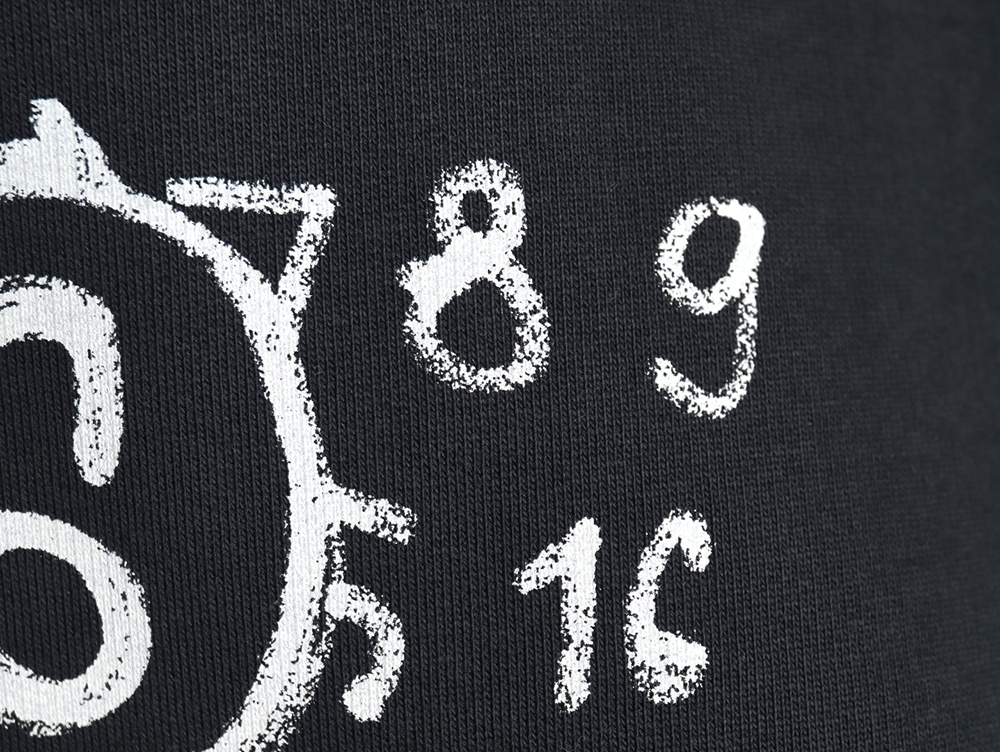 Maison Margiela graffiti print crewneck sweatshirt