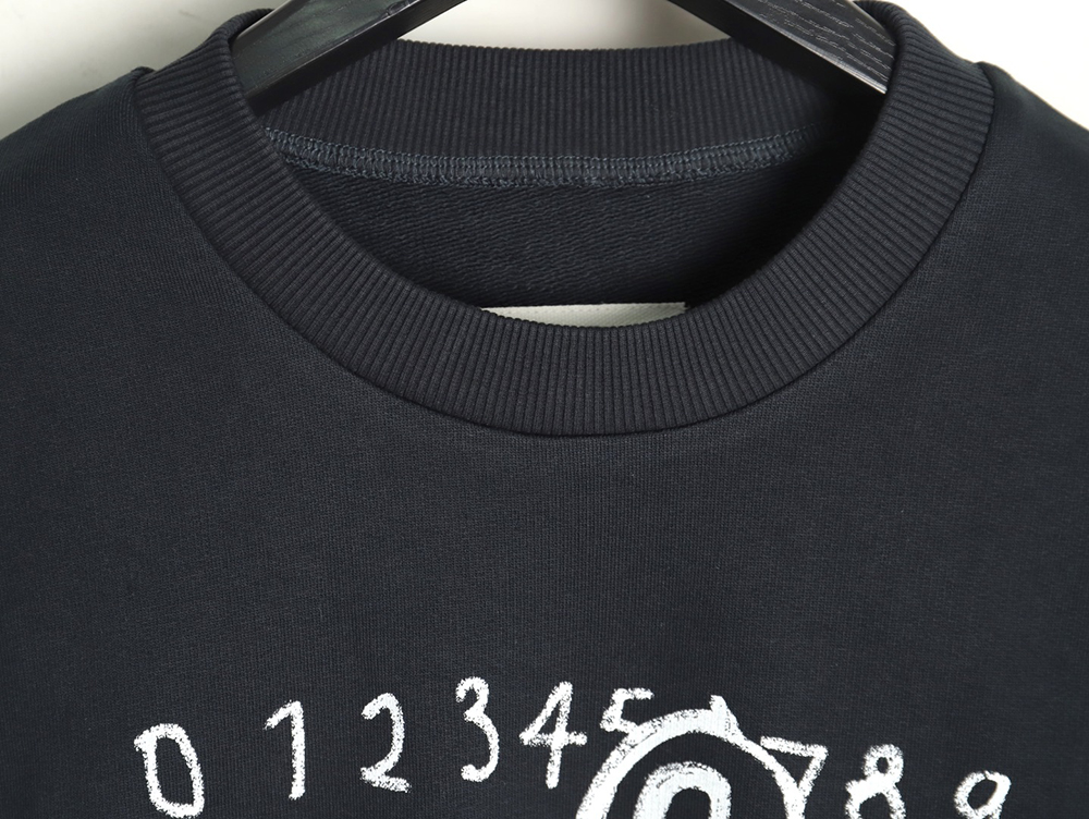 Maison Margiela graffiti print crewneck sweatshirt